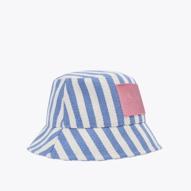 Carvela By Kurt Geiger SOUTHBANK BUCKET HAT Blue Stripe Bucket Hat By KURT GEIGER LONDON