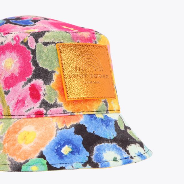 Carvela By Kurt Geiger SOUTHBANK BUCKET HAT Cotton Fabric Bucket Hat By KURT GEIGER LONDON