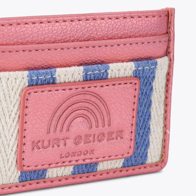 Carvela By Kurt Geiger SOUTHBANK CARD HOLDER Blue Striped Card Holder By KURT GEIGER LONDON