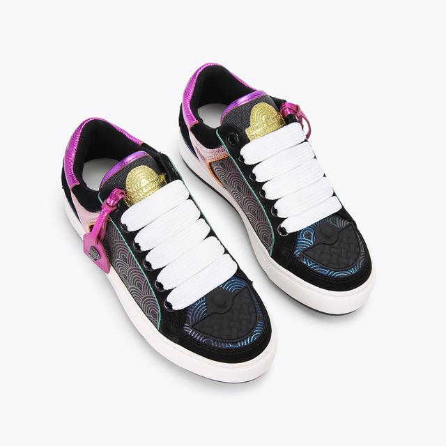 Carvela By Kurt Geiger SOUTHBANK TAG Black Rainbow Trainer By KURT GEIGER LONDON