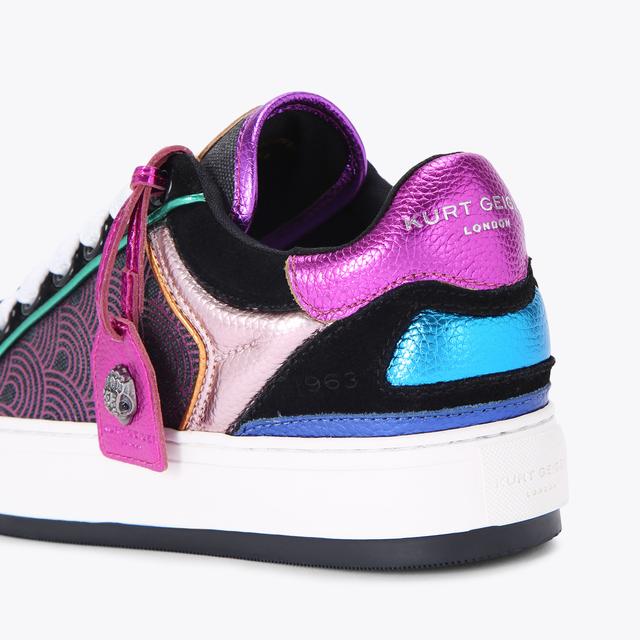 Carvela By Kurt Geiger SOUTHBANK TAG Black Rainbow Trainer By KURT GEIGER LONDON
