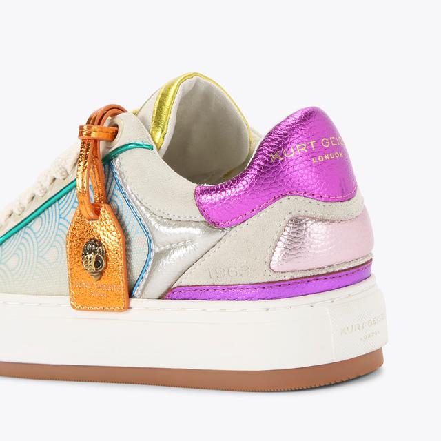 Carvela By Kurt Geiger SOUTHBANK TAG Cream Lace Up Sneaker By KURT GEIGER LONDON