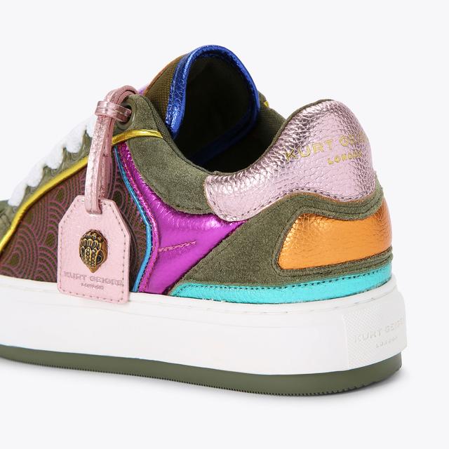 Carvela By Kurt Geiger SOUTHBANK TAG Olive Green Sneakers By KURT GEIGER LONDON