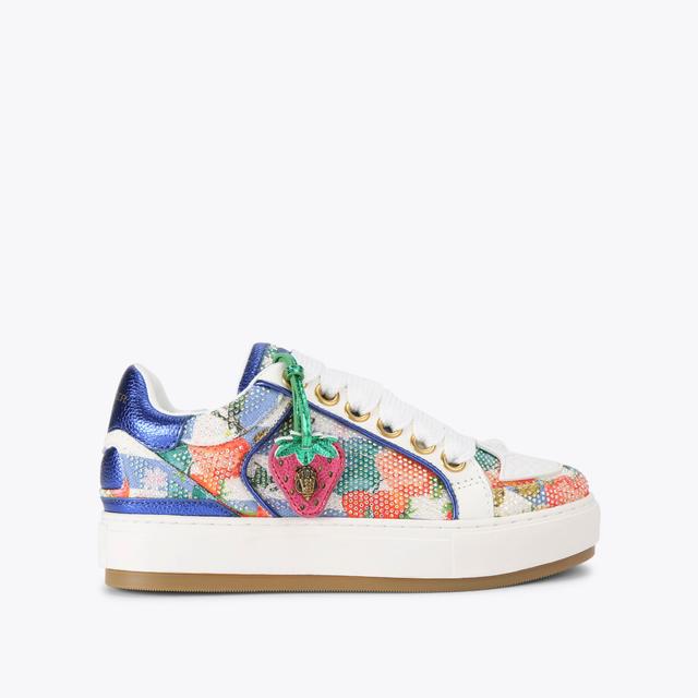 carvela by kurt geiger SOUTHBANK TAG Strawberry Canvas Tag Sneaker by KURT GEIGER LONDON