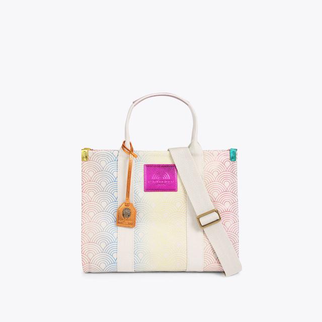carvela by kurt geiger SOUTHBANK TOTE Naturel Rainbow Ombre Cross Body Tote by KURT GEIGER LONDON
