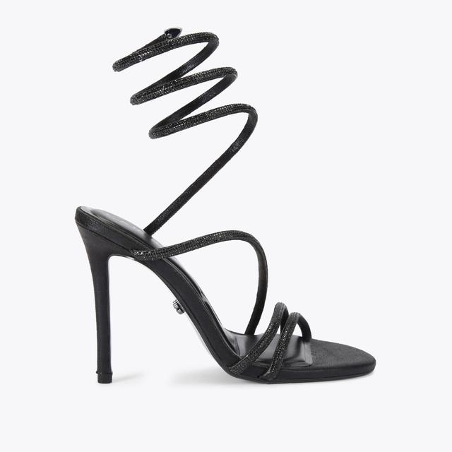 carvela by kurt geiger SPIRAL 105 Black Crystal High Heels by CARVELA