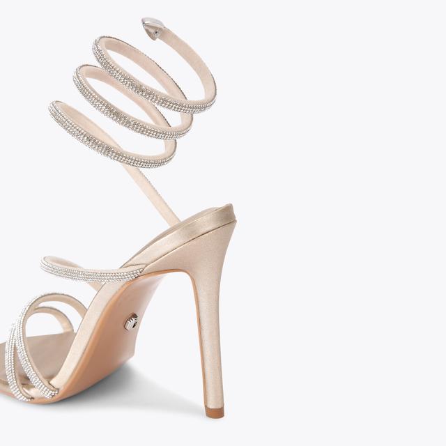 Carvela By Kurt Geiger SPIRAL 105 Champagne Spiral Heel By CARVELA
