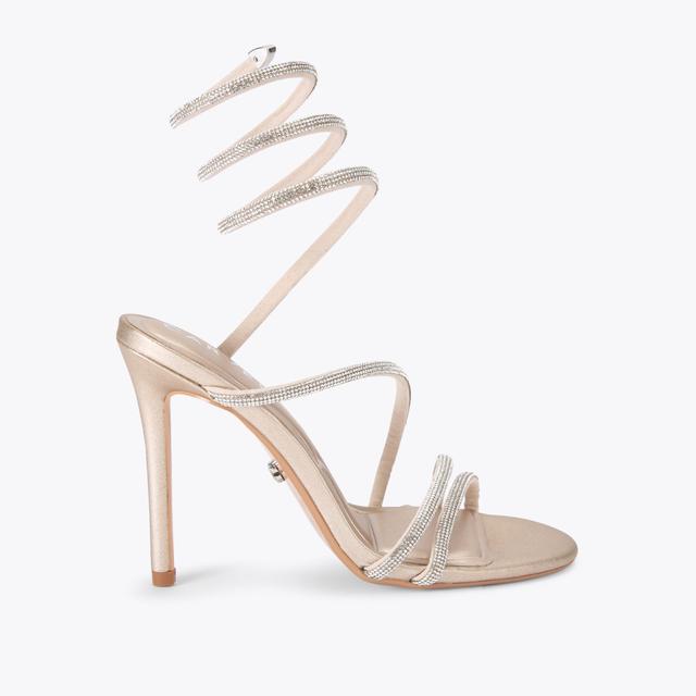 carvela by kurt geiger SPIRAL 105 Champagne Spiral Heel by CARVELA
