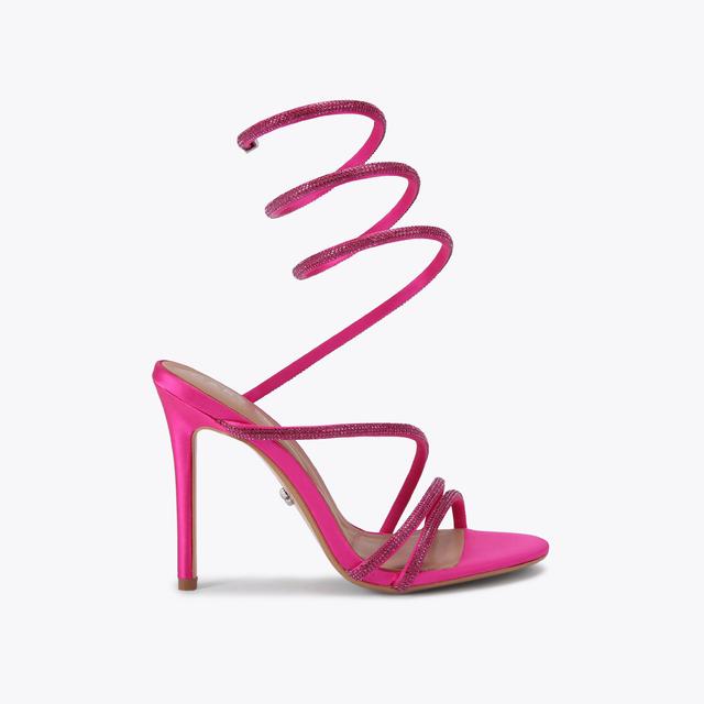 carvela by kurt geiger SPIRAL 105 Fuchsia Crystal Heel by CARVELA