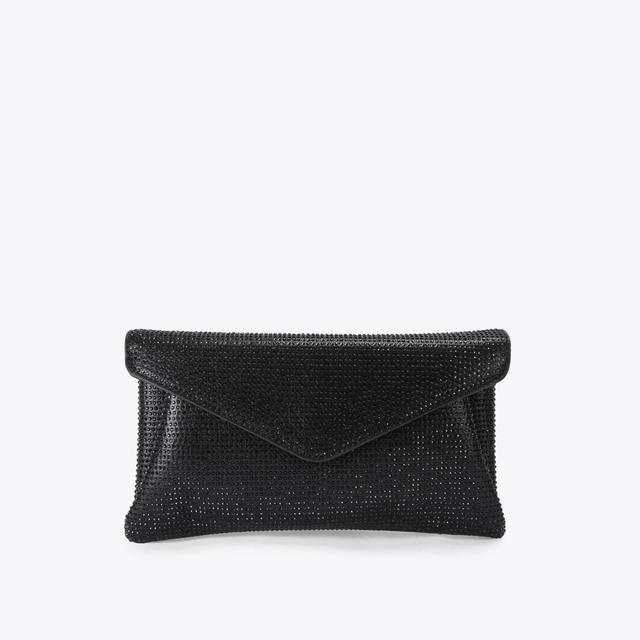 carvela by kurt geiger STARGAZE CLUTCH Black Crystal Clutch Bag by CARVELA