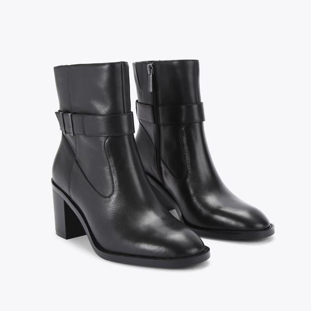Carvela By Kurt Geiger STIRLING ANKLE Black Heeled Ankle Boot By CARVELA