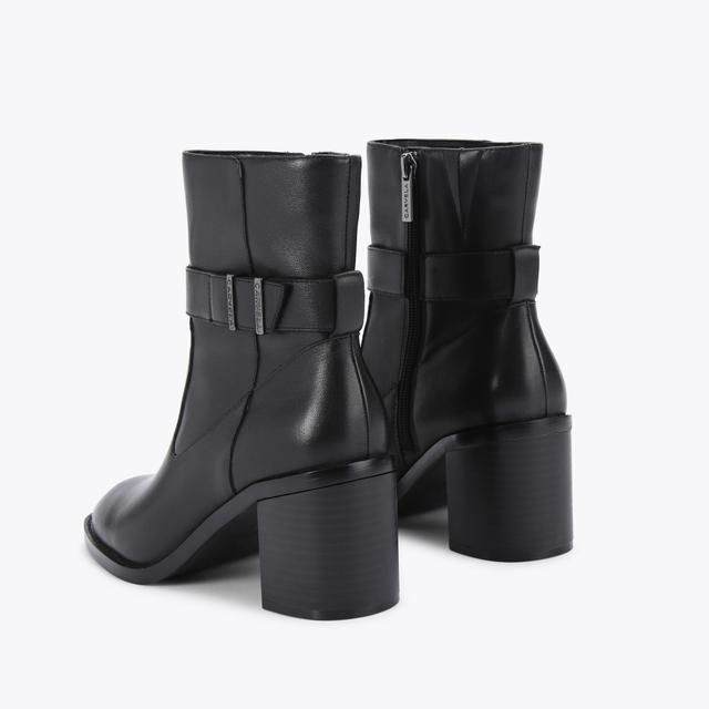 Carvela By Kurt Geiger STIRLING ANKLE Black Heeled Ankle Boot By CARVELA
