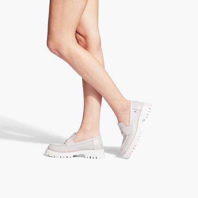 Carvela By Kurt Geiger STOMPER Bone Leather Loafers By CARVELA