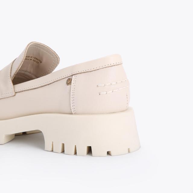 Carvela By Kurt Geiger STOMPER Bone Leather Loafers By CARVELA