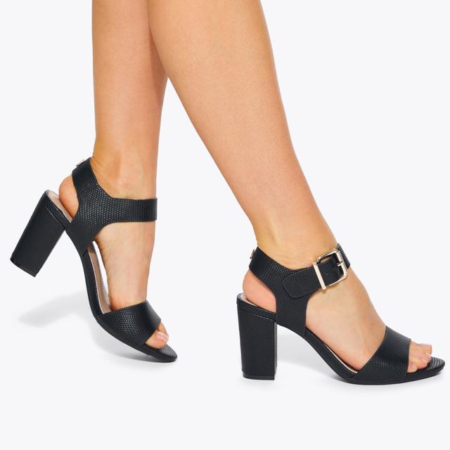Carvela By Kurt Geiger SUTTON Black Block Heels By KG KURT GEIGER