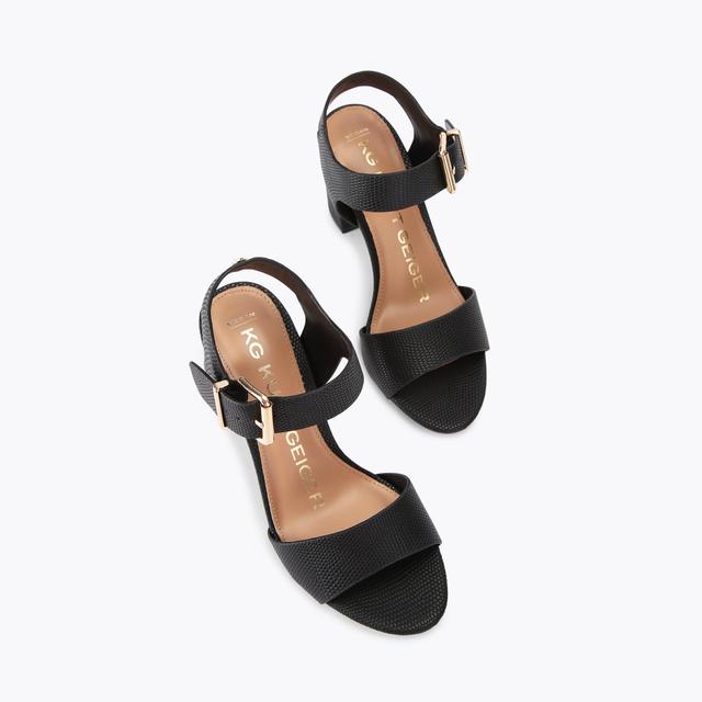 Carvela By Kurt Geiger SUTTON Black Block Heels By KG KURT GEIGER
