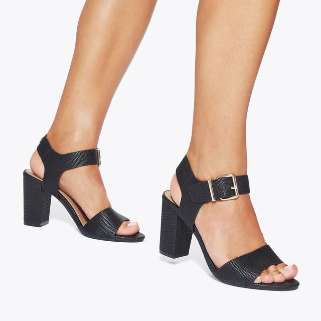 Carvela By Kurt Geiger SUTTON2 Black Block Heels By KG KURT GEIGER