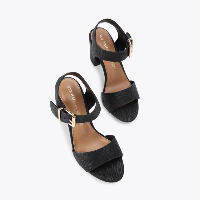 Carvela By Kurt Geiger SUTTON2 Black Block Heels By KG KURT GEIGER