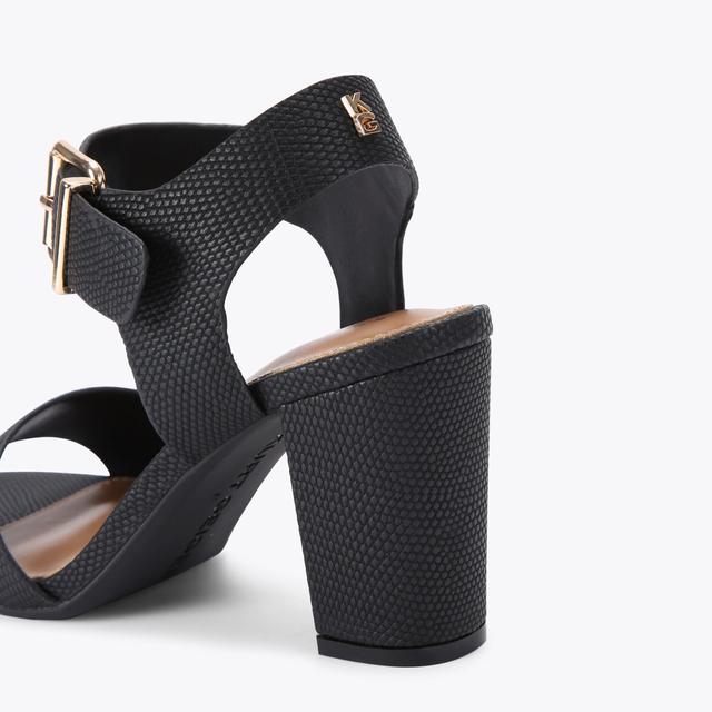 Carvela By Kurt Geiger SUTTON2 Black Block Heels By KG KURT GEIGER