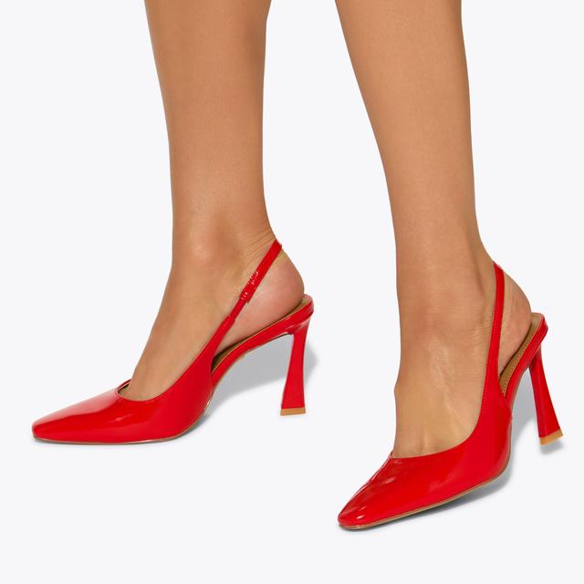 Carvela By Kurt Geiger SWEETIE COURT Red Patent Heel By KG KURT GEIGER