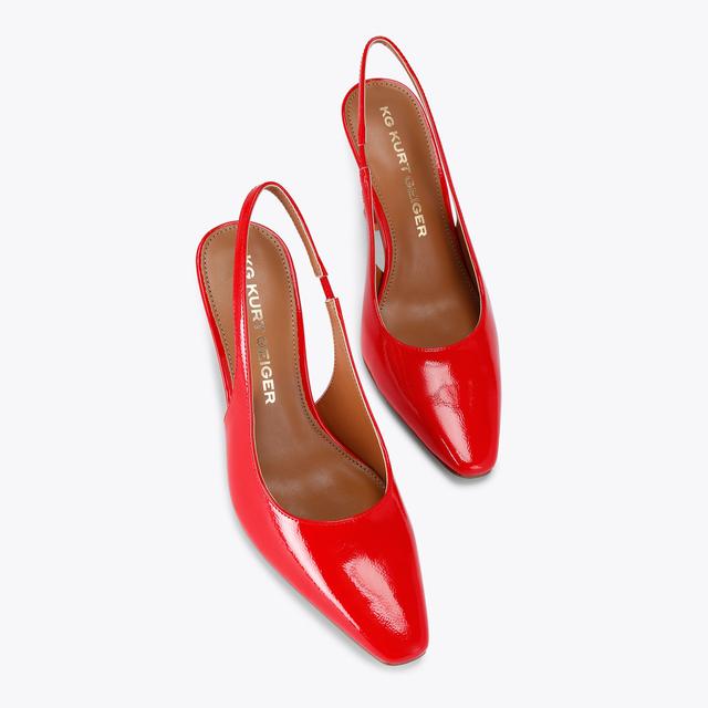 Carvela By Kurt Geiger SWEETIE COURT Red Patent Heel By KG KURT GEIGER