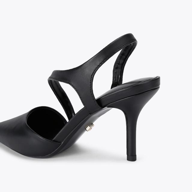Carvela By Kurt Geiger SYMMETRY COURT Black Pointed Heel By CARVELA