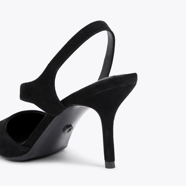Carvela By Kurt Geiger SYMMETRY COURT Black Suede Heels By CARVELA