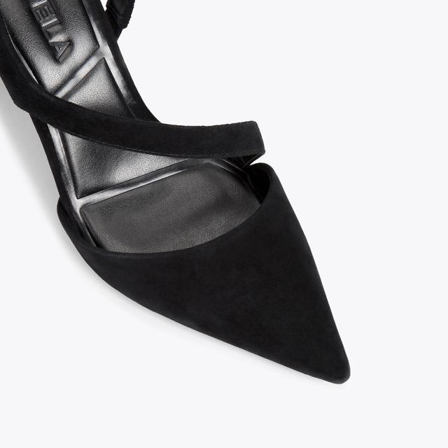 Carvela By Kurt Geiger SYMMETRY COURT Black Suede Heels By CARVELA