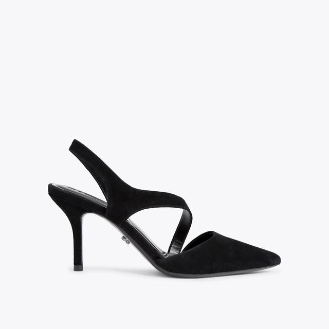 carvela by kurt geiger SYMMETRY COURT Black Suede Heels by CARVELA