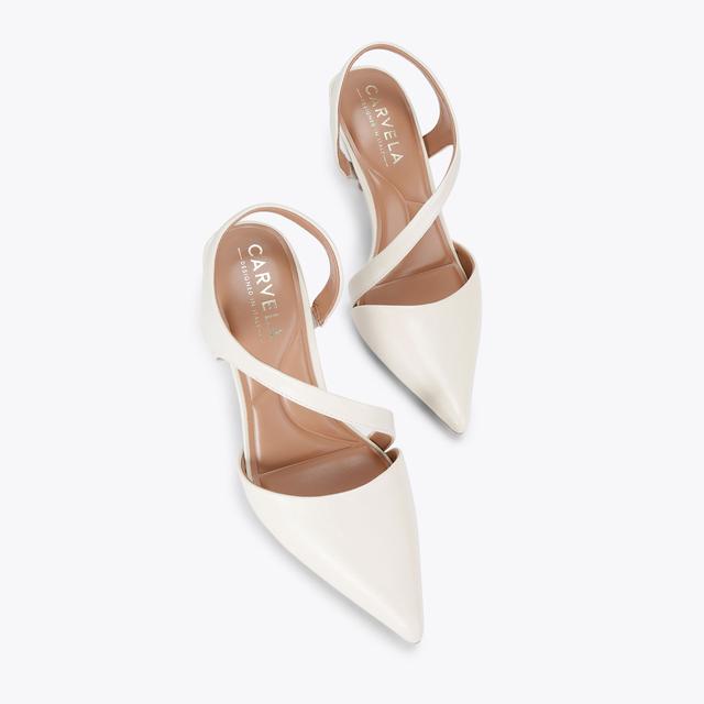 Carvela By Kurt Geiger SYMMETRY COURT Bone Pointed Toe Heel By CARVELA