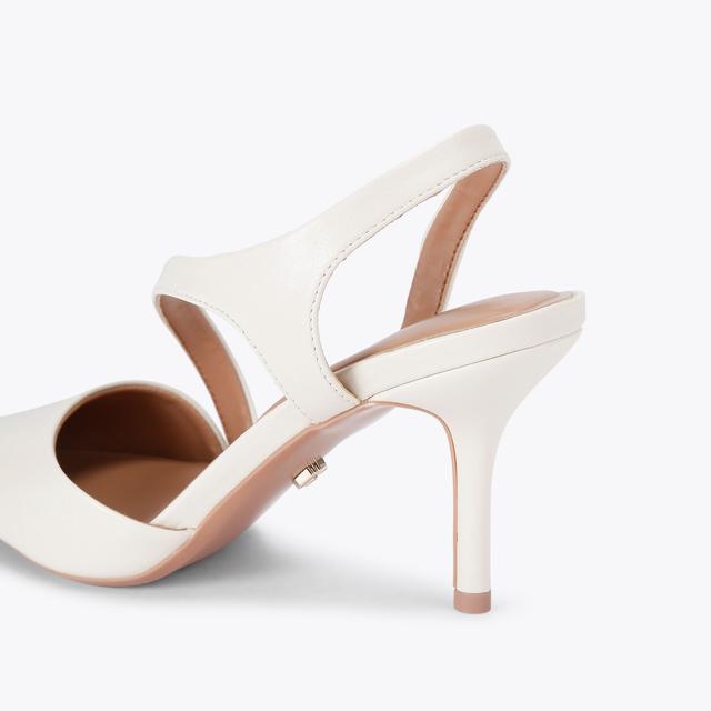 Carvela By Kurt Geiger SYMMETRY COURT Bone Pointed Toe Heel By CARVELA