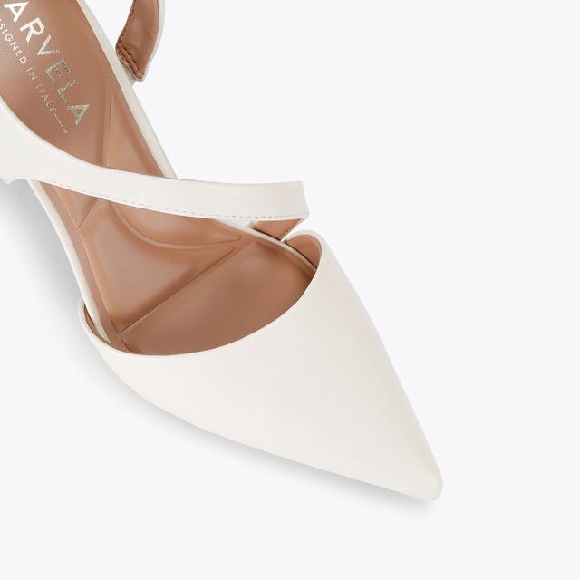 Carvela By Kurt Geiger SYMMETRY COURT Bone Pointed Toe Heel By CARVELA