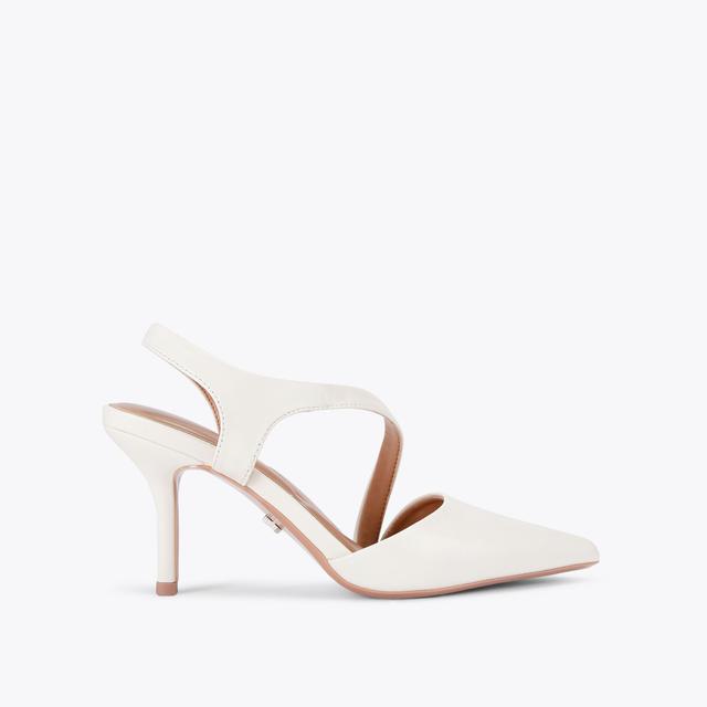 carvela by kurt geiger SYMMETRY COURT Bone Pointed Toe Heel by CARVELA