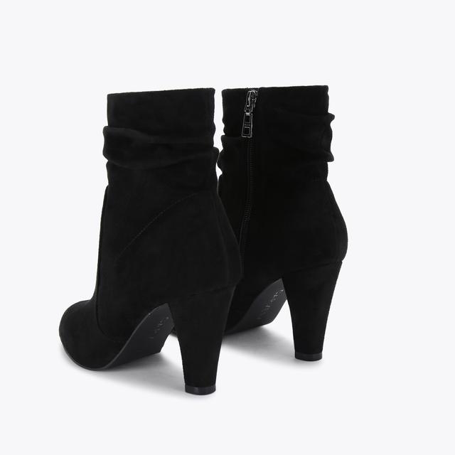 Carvela By Kurt Geiger TAMPA ANKLE Black Microsuede Ankle Boot By CARVELA