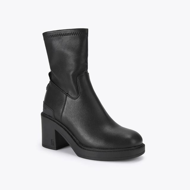 Carvela By Kurt Geiger TATE Black Ankle Boots By KG KURT GEIGER