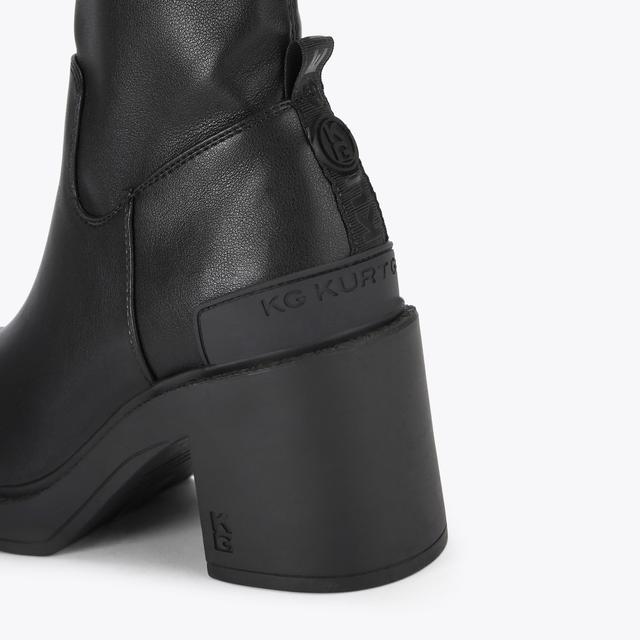 Carvela By Kurt Geiger TATE Black Ankle Boots By KG KURT GEIGER