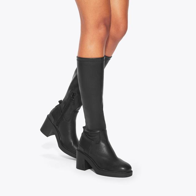 Carvela By Kurt Geiger TATE KNEE Black Knee High Boots By KG KURT GEIGER