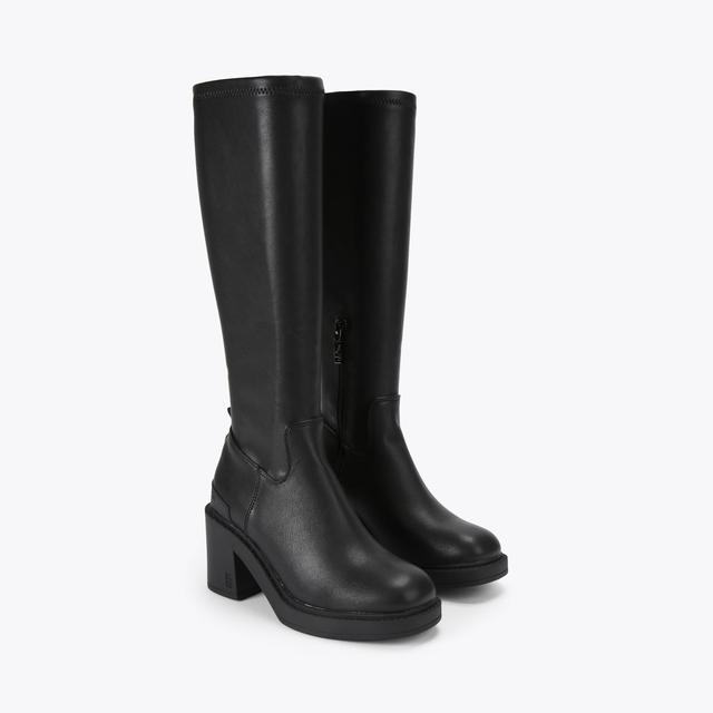 Carvela By Kurt Geiger TATE KNEE Black Knee High Boots By KG KURT GEIGER