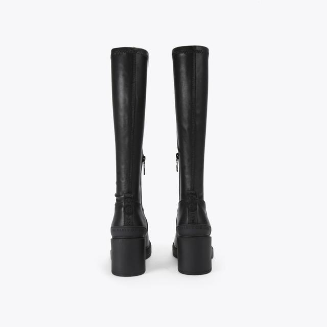 Carvela By Kurt Geiger TATE KNEE Black Knee High Boots By KG KURT GEIGER