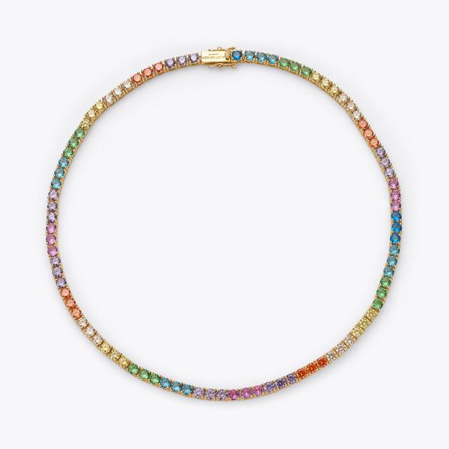 carvela by kurt geiger TENNIS NECKLACE Multi-colour Jewelled Tennis Necklace by KURT GEIGER LONDON