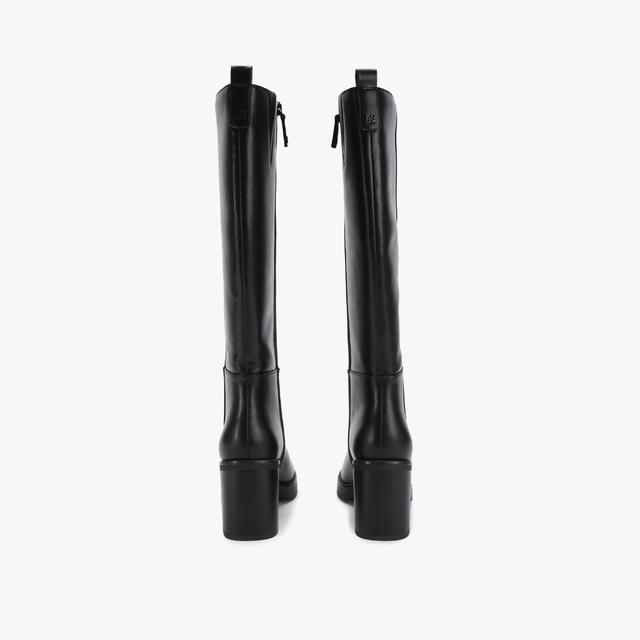 Carvela By Kurt Geiger THATCH HIGH LEG Black Knee High Boot By KG KURT GEIGER