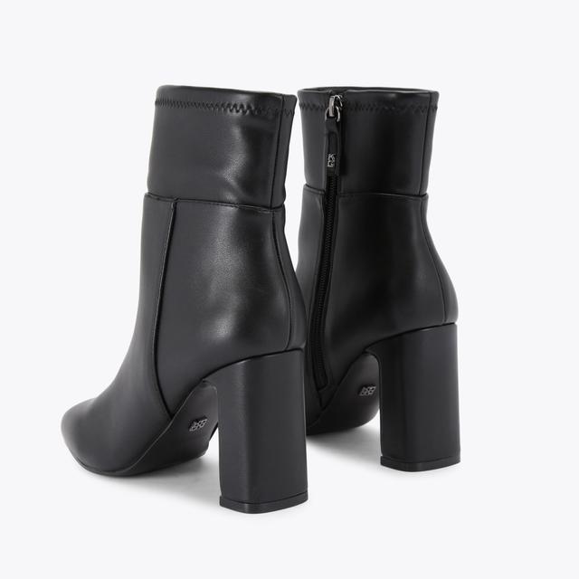 Carvela By Kurt Geiger TITAN ANKLE Black Heeled Ankle Boot By KG KURT GEIGER