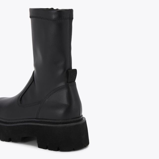 Carvela By Kurt Geiger TRICK SOCK Black Crystal Lace Up Boot By KG KURT GEIGER