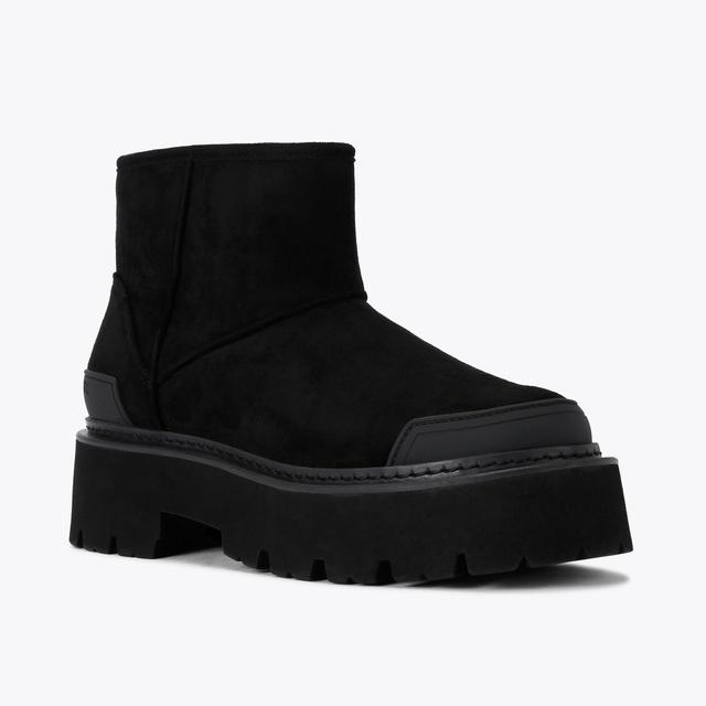 Carvela By Kurt Geiger TRICK WARM Black Soft Warm Boots By KG KURT GEIGER