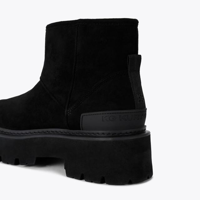 Carvela By Kurt Geiger TRICK WARM Black Soft Warm Boots By KG KURT GEIGER