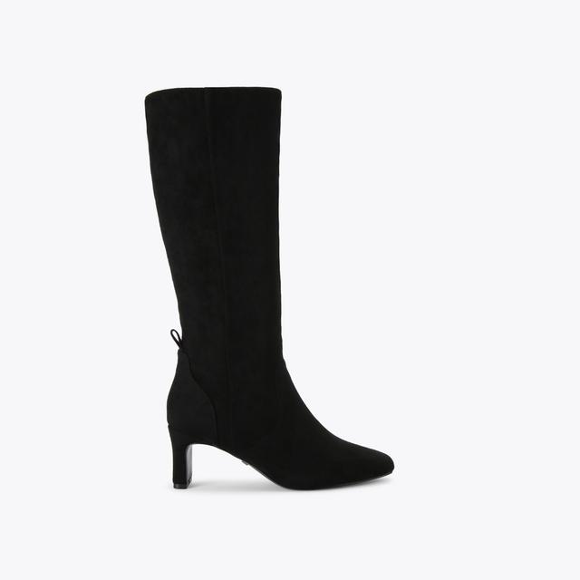 carvela by kurt geiger TYLER HIGH LEG Black Microsuede Knee High Boot by KG KURT GEIGER