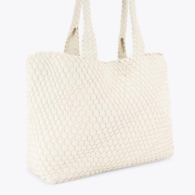 Carvela By Kurt Geiger VERONA WEAVE TOTE BAG Bone Synthetic Tote Bag By CARVELA