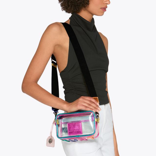 Carvela By Kurt Geiger VINYL SOUTHBANK SM CAMERA Vinyl Cross Body Bag By KURT GEIGER LONDON