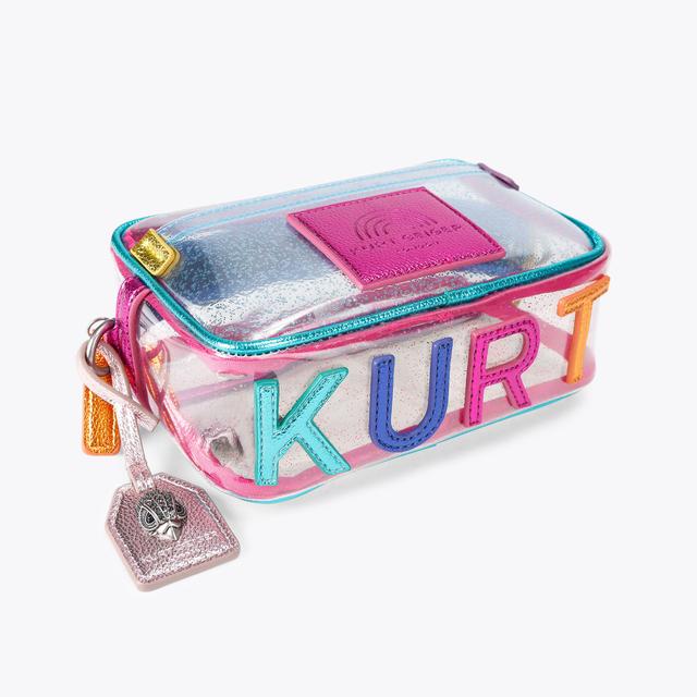 Carvela By Kurt Geiger VINYL SOUTHBANK SM CAMERA Vinyl Cross Body Bag By KURT GEIGER LONDON