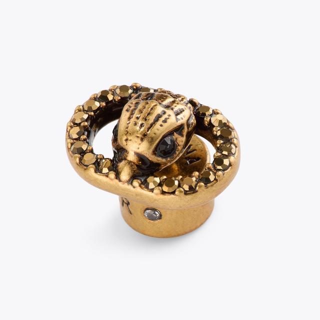 Carvela By Kurt Geiger XS CHELSEA STUDS Brass Crystal Stud Earrings By KURT GEIGER LONDON